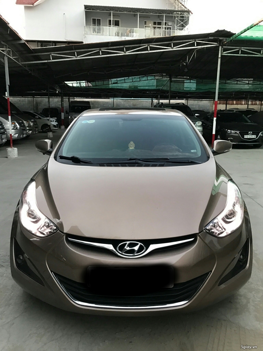 Hyundai Elantra full 1.8AT 2015 Nâu - độ âm thanh cách âm - 2