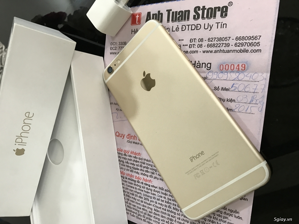Cần bán IP6 PLUS 16GB QUỐC TẾ GOLD 7tr5 - 3