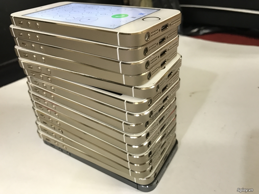Apple MaiGia : iPhone 5S Gold & Silver 16/32/64 Quốc Tế + Lock Nhật - 1