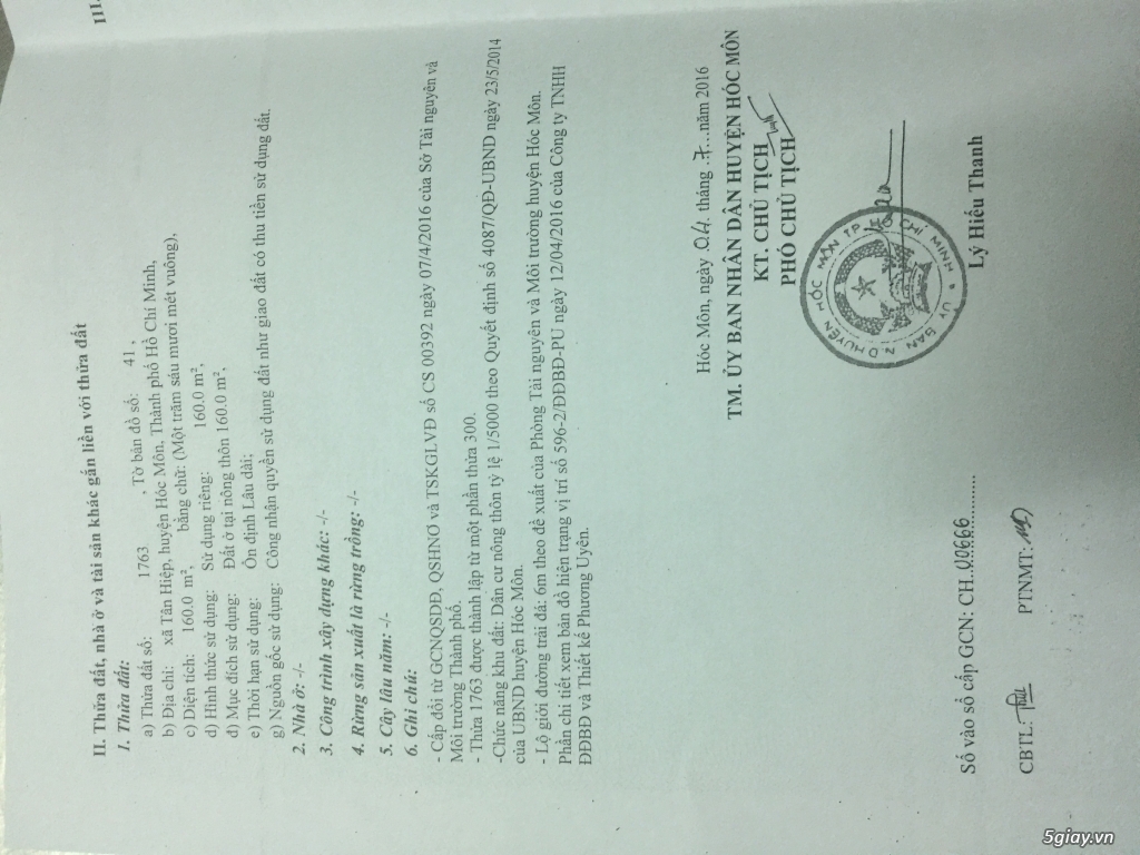 Lô đất thổ cư 10x16 ở Hóc Môn - 1