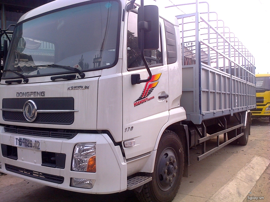 xe tải đông feng 4 chân, thùng dài 9m4, hỗ trợ vay vốn 95%