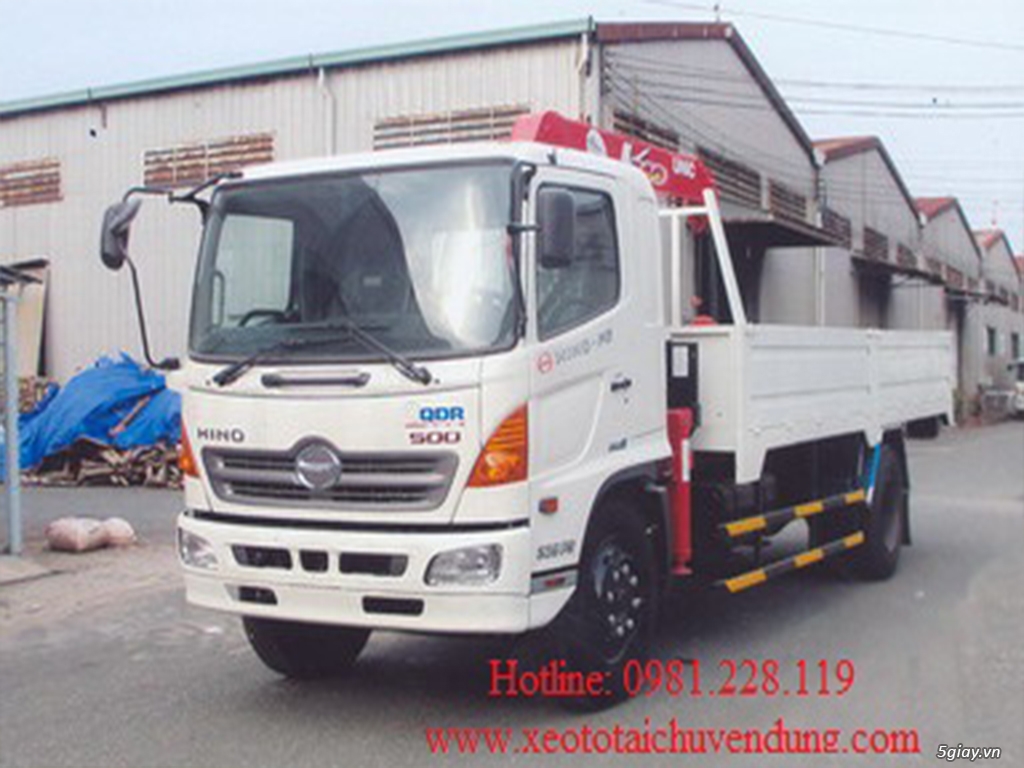 Xe tải Hino FG8JPSB gắn cẩu Unic V553 - 2