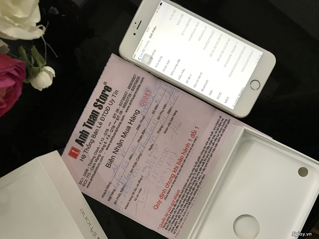 Cần bán IP6 PLUS 16GB QUỐC TẾ GOLD 7tr5 - 4