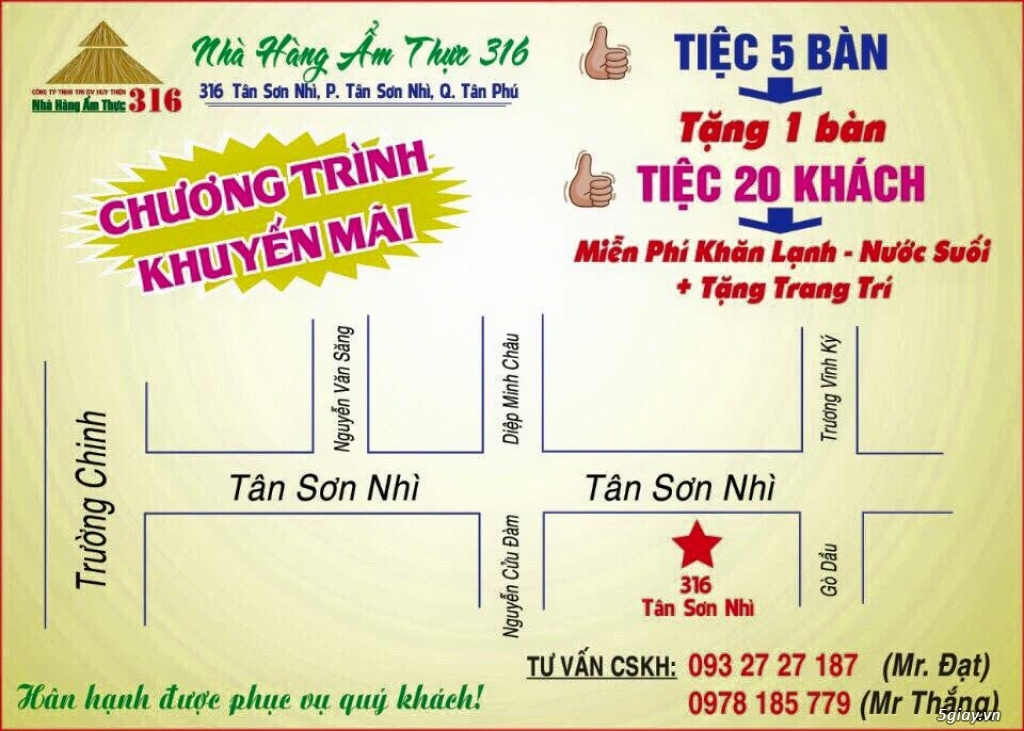 Ẩm thực đúng chất quê nhà tại Nhà Hàng 316 Quận Tân Phú - 1