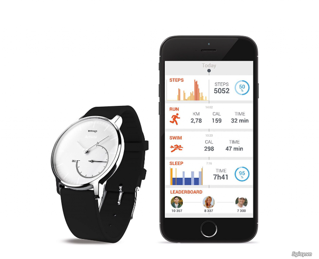 Đồng hồ theo dõi sức khỏe Withings Activite Steel - 9
