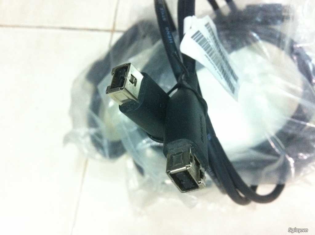Cáp Fireware 1394, USB 3.0, 2.0, Cục sạc (Adapter )12V, 5V chính hãng