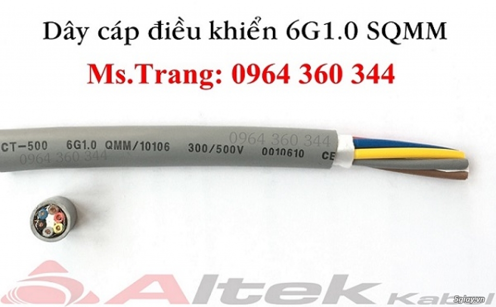 Phân phối cáp điều khiển tại Hà Nội