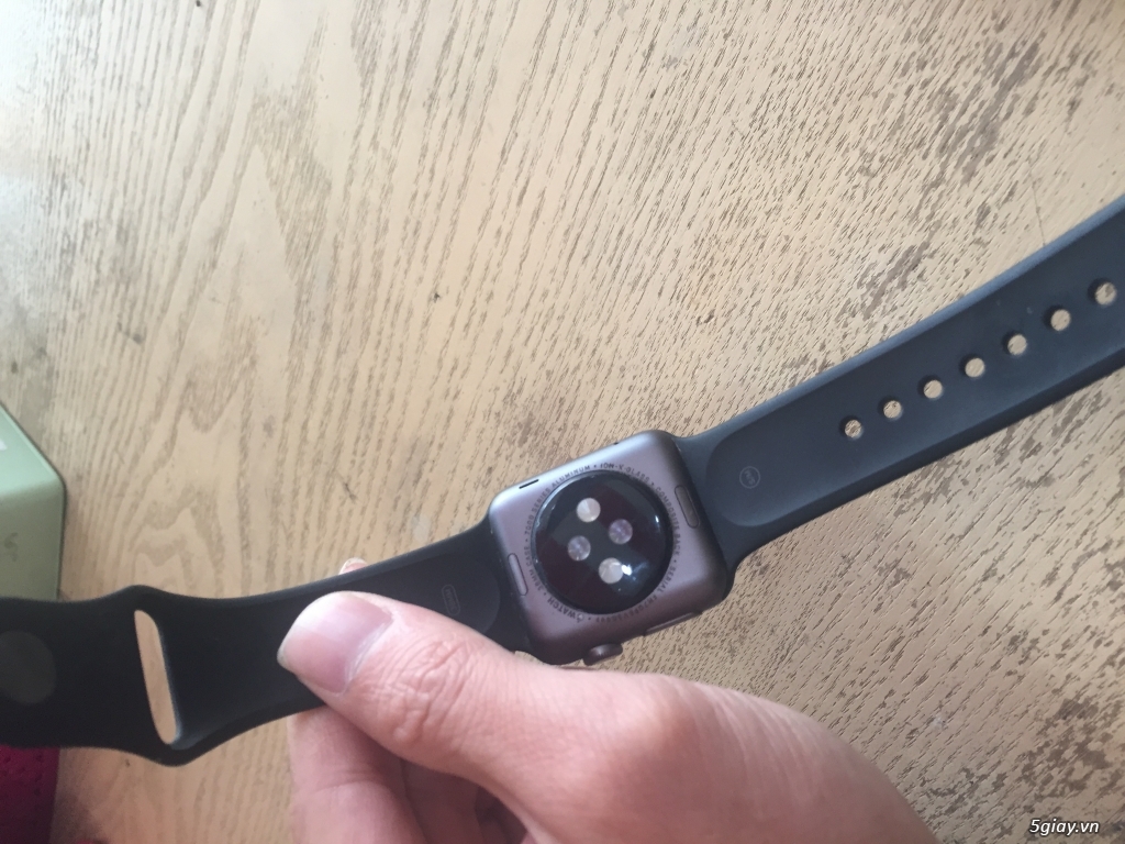 bán 1 em apple watch gen 1 màu đen size 38mm fullbox 98.9% - 1