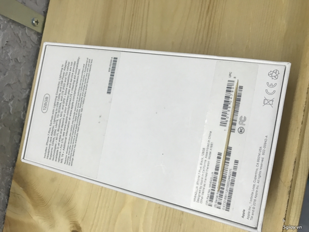 iphone 7 plus 128gb .đen nhám.hàng mỹ - 4