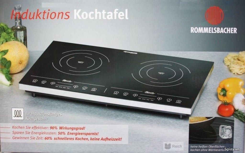 Bếp từ Đức xách tay - Bếp đôi Dương RommelSbacher