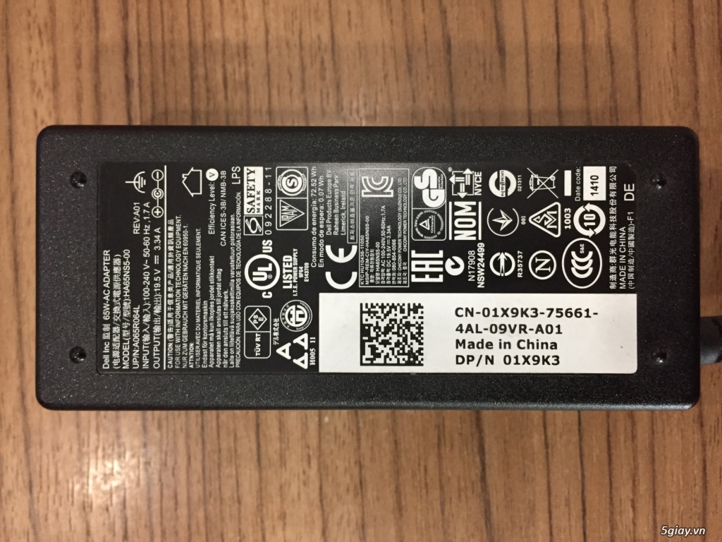 Adapter sạc laptop Dell zin - 3