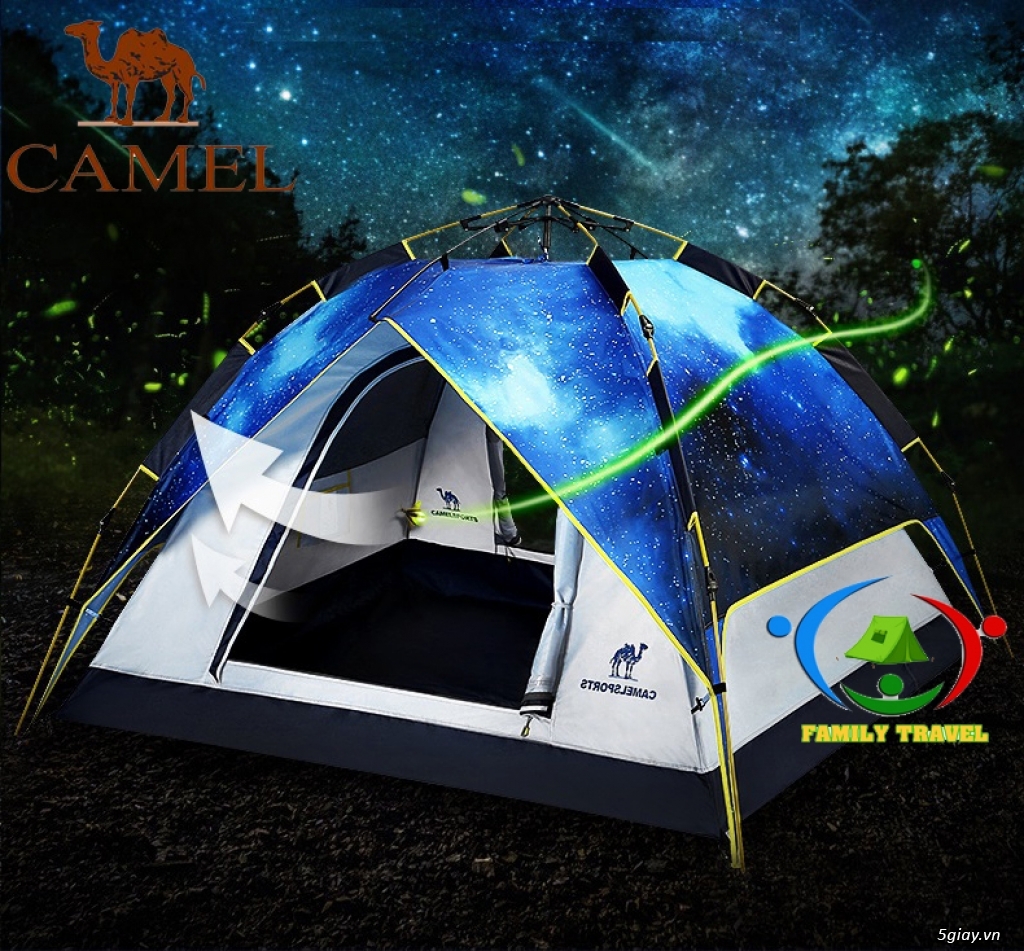 Lều du lịch tự bung dành cho gia đình đi cắm trại - 2