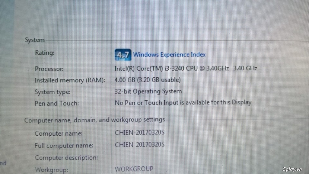 thùng cpu i3 thế hệ 3
