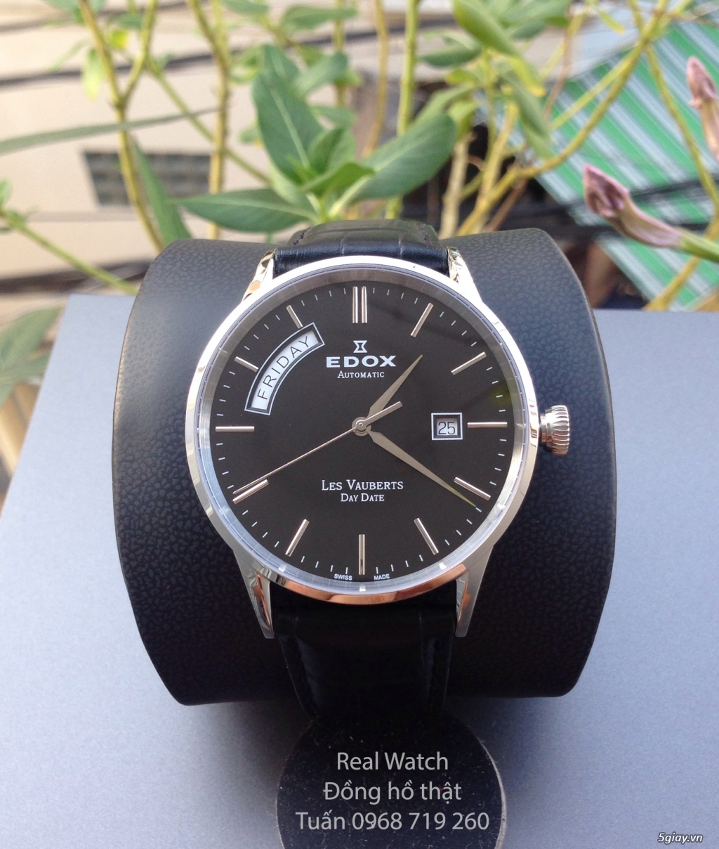 Đồng hồ  THỤY SĨ chính hãng Edox AUTOMATIC -ĐỒNG HỒ THẬT CHÍNH HÃNG - 1