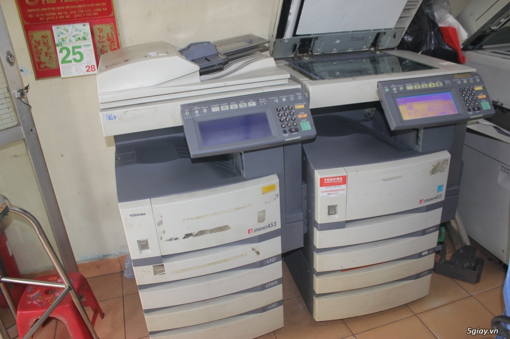 Cần bán 2 máy photocoppy Toshiba 453