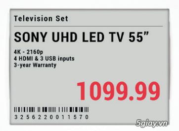 HCM- Chip sử lí cho tivi UHD LED TV 55'