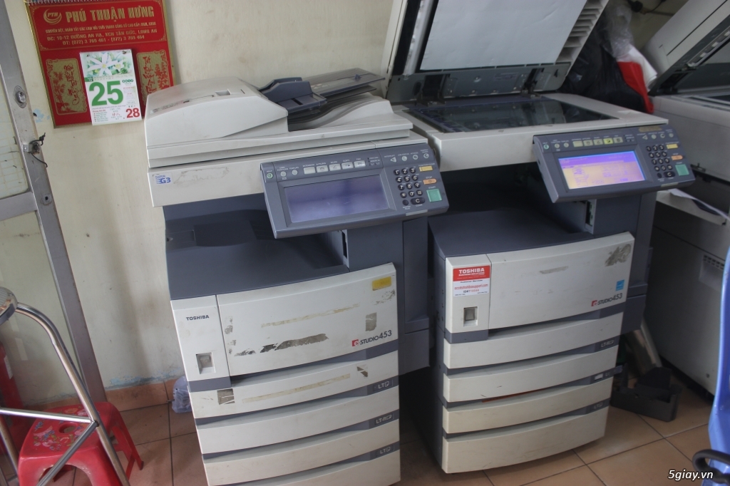 Cần bán 2 máy photocoppy Toshiba 453 - 1