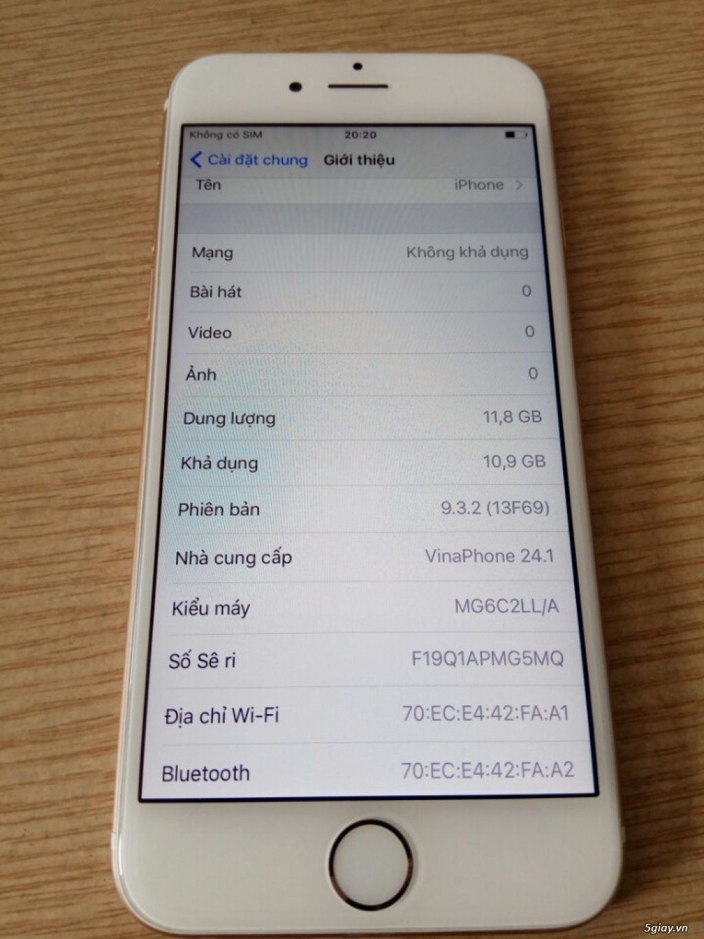 iPhone 6 16 gold, Mỹ, zin all - 3