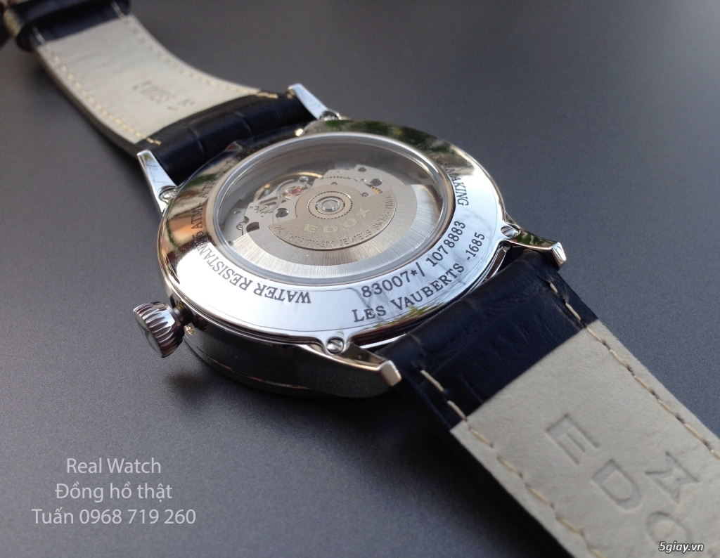 Đồng hồ  THỤY SĨ chính hãng Edox AUTOMATIC -ĐỒNG HỒ THẬT CHÍNH HÃNG - 2