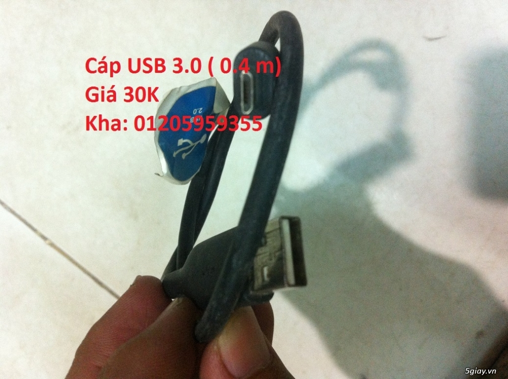 Hóc Môn- Cáp USB 3.0 va 1394  Zin - 2