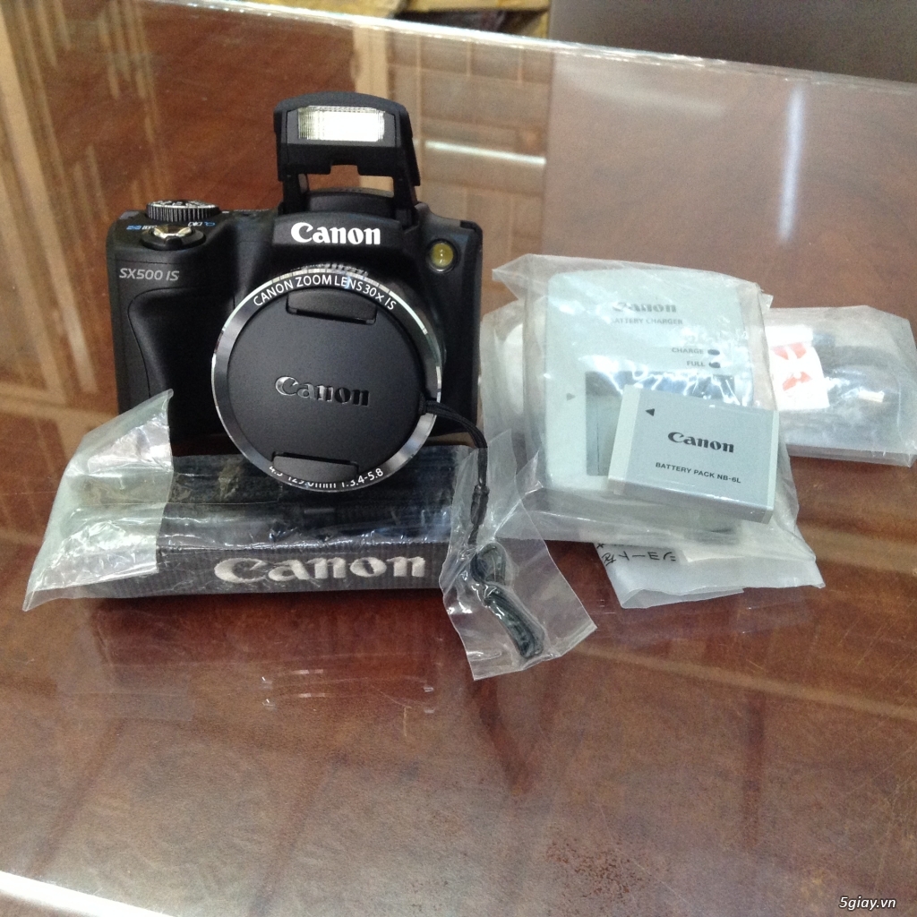 Canon sx500is mới 100% full pk ZIN + bh