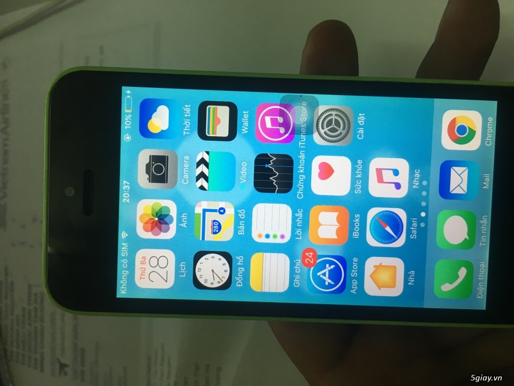 Bán iPhone 5C Quốc tế xanh lá 16GB - 3