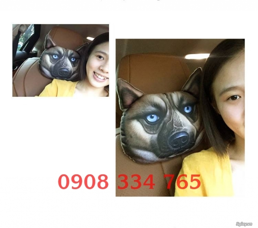 Gối tựa cổ hình thú 3D độc lạ. - 13