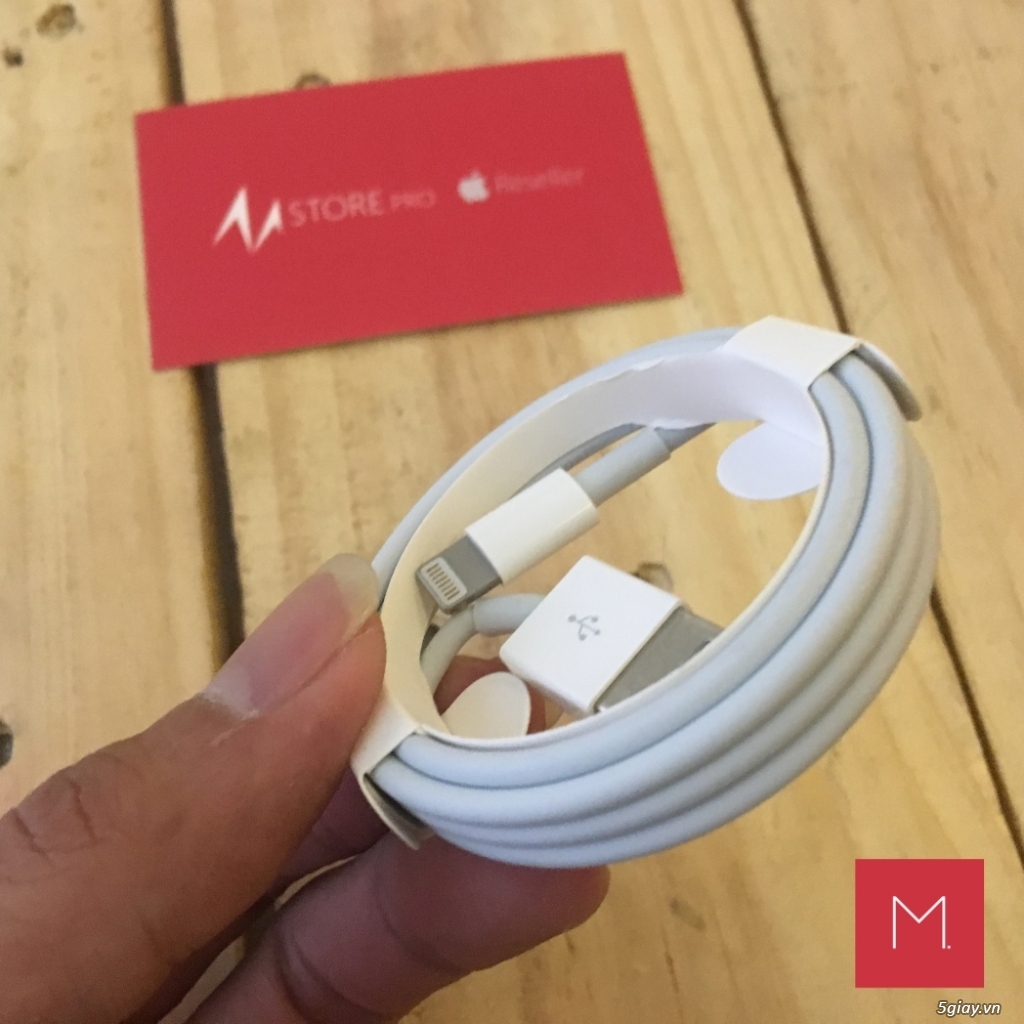 Cáp lightning iPhone 7 hàng Foxconn cực chuẩn 9/10 như zin - 1