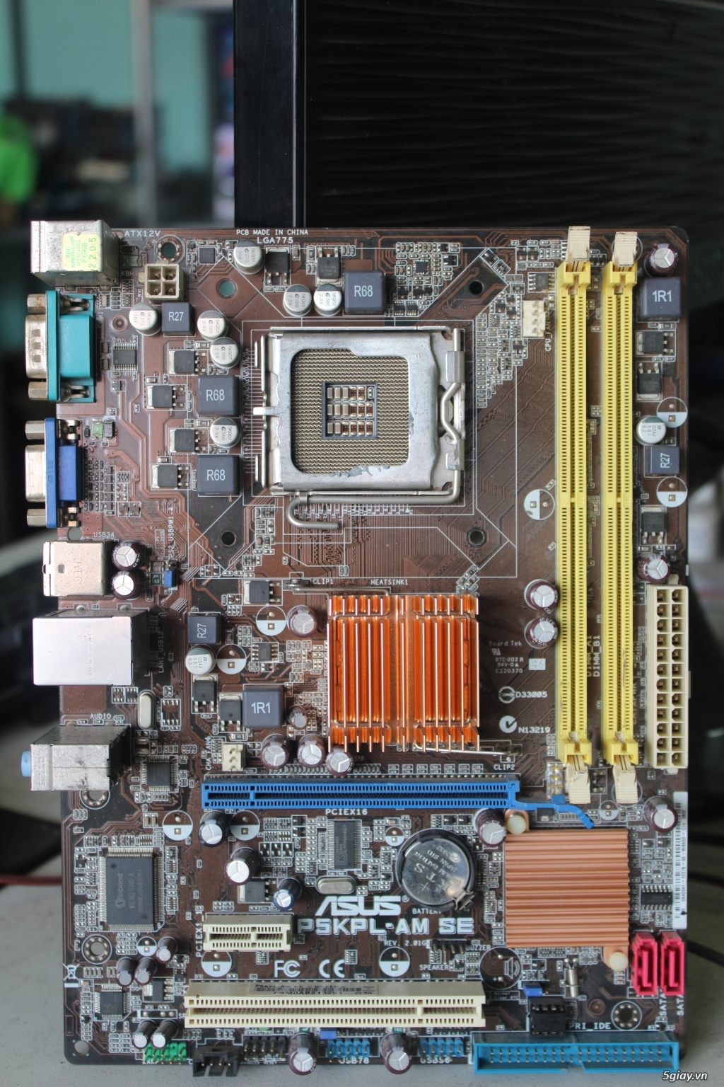Combo Asus P5KPL-AM SE + E7500 380K (có hình) - 2