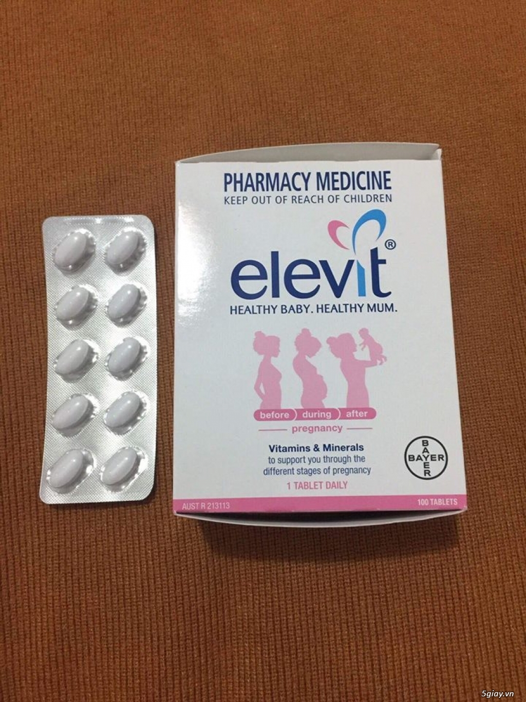 Thuốc bổ Elevit dành cho bà bầu xách tay tại Úc - 8