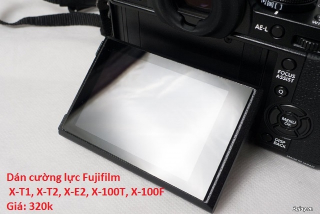 [HCM/TQ] Miếng dán cường lực LCD Fujifilm X-T1, X-T2, X-100T, X-100F