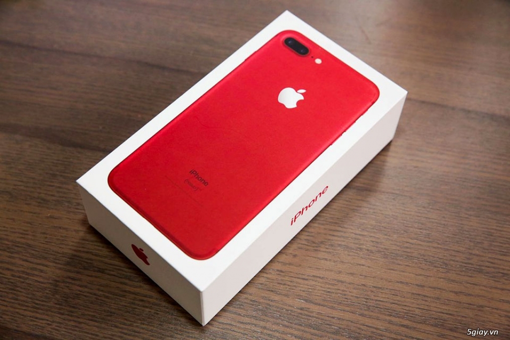 Iphone 7plus red 256g nguyên seal chưa ative