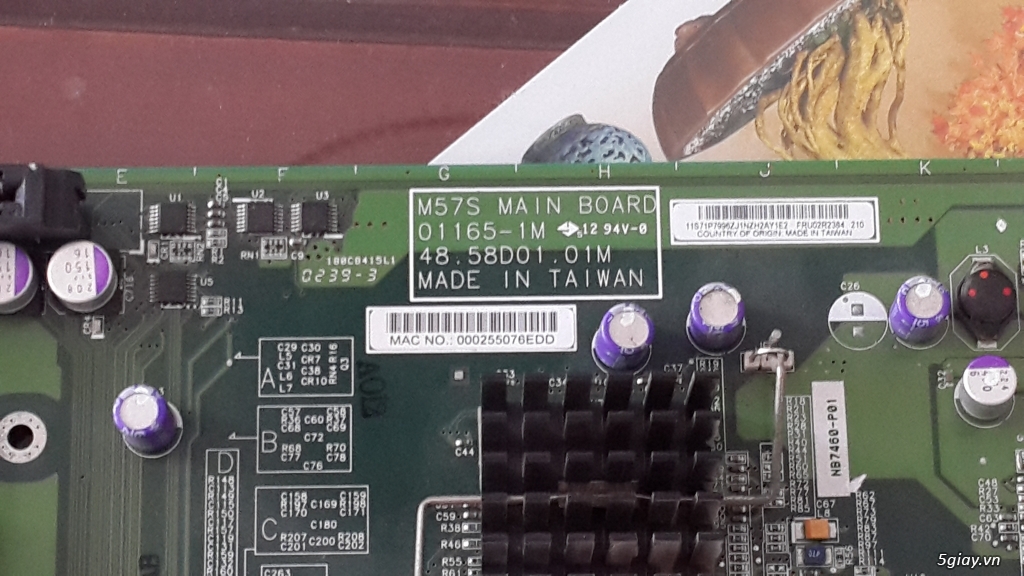 MAIN SEVER M57S + CPU + RAM + CARD MỞ RỘNG + MAIN GẮN HDD
