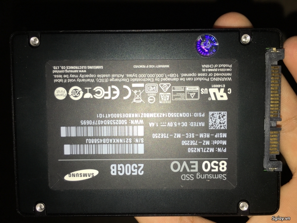 Samsung 850 EVO - 250GB bh 2018