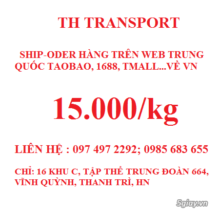 Oder taobao,1688,tmall,paipai 15k-20k/kg giá rẻ giật mình - 2