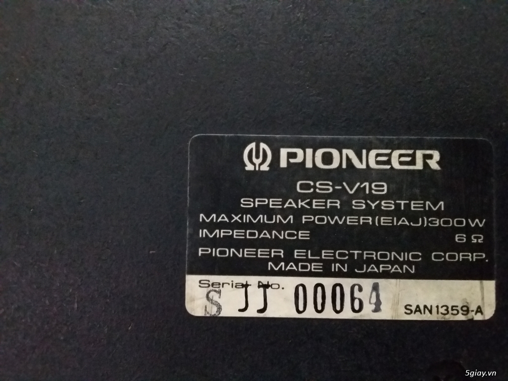 Hàng ĐỘC DƯỢC LOA PIONEER CS-V19 gia rẻ 3tr900 ngàn - 4