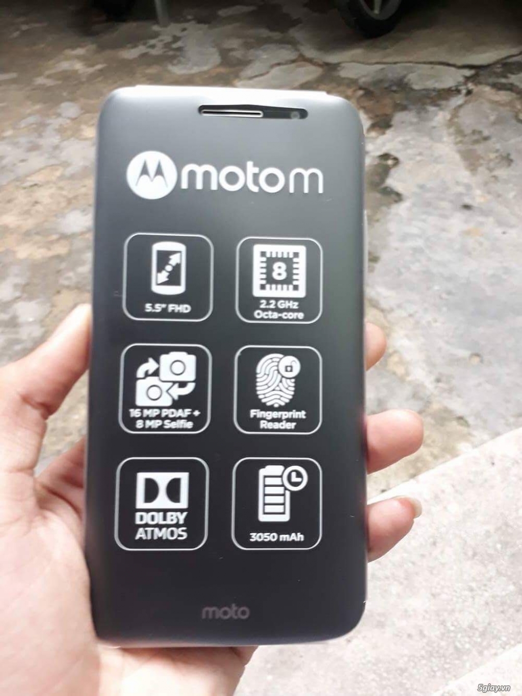 Motorola Moto M xám 32GB mới 99,99% no active - 1