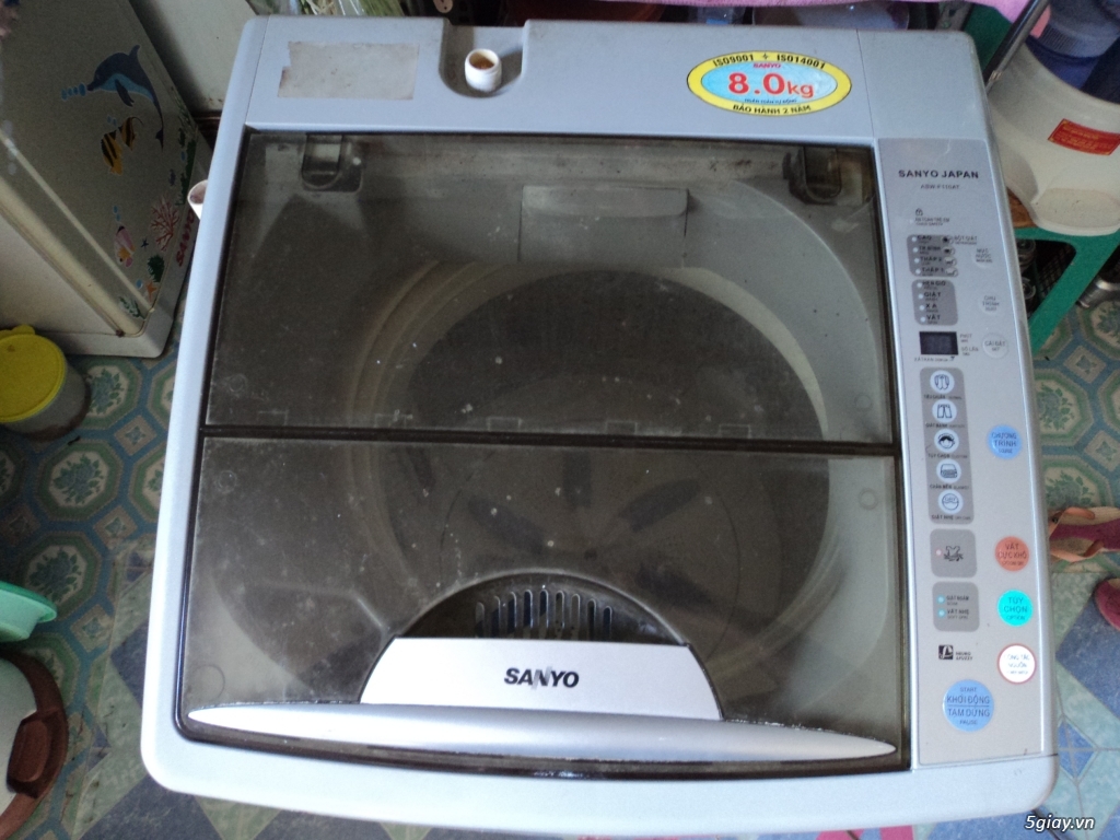 Thanh lý máy giặt Sanyo ASw-F110AT 8kg - 1