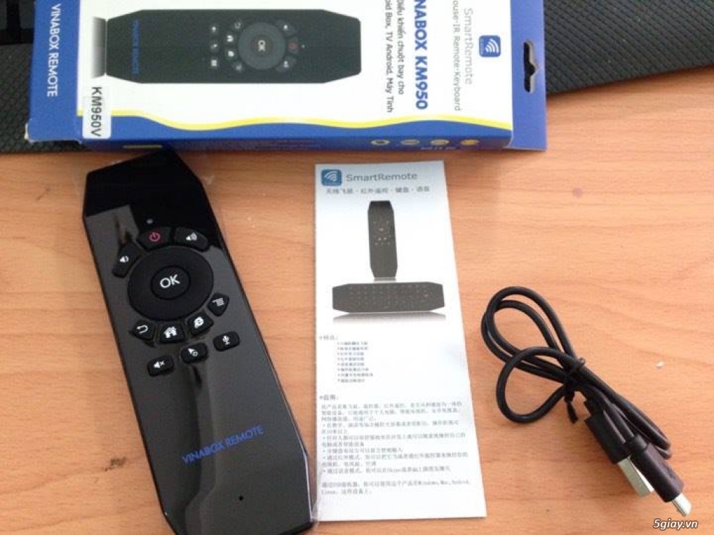 Chuột bay bàn phim KM950V CÓ VOICE - Pin Sạc - 2