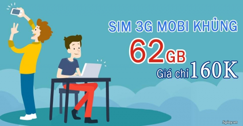 SIM 3G DUNG LƯỢNG KHỦNG 62GB/ THÁNG : 160K . SĨ LẺ ĐỀU CÓ. - 7