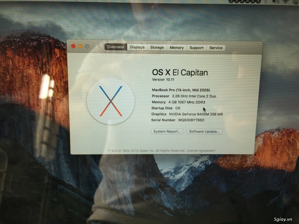 Macbook Pro 13 inch Mid 2009 - 4