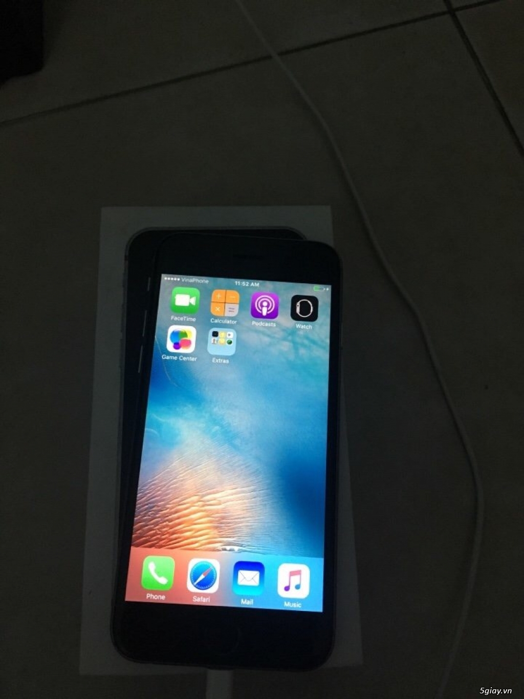 Apple iphone 6 plus 16gh màu grey lock mỹ fullbox - 1
