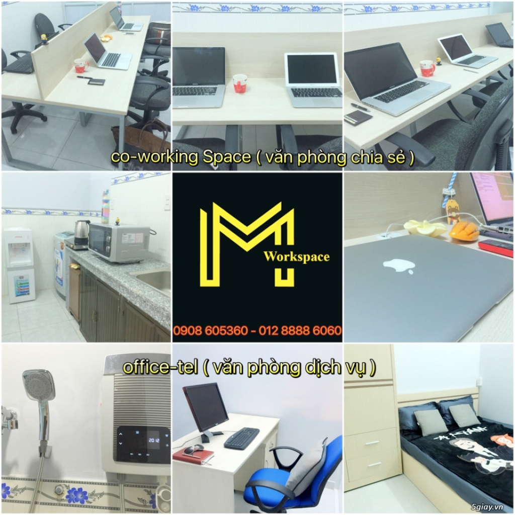 cho thuê phòng và văn phòng đầy đủ