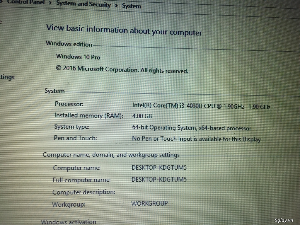 BÁN Laptop HP Pavilion 14 Notebook PC !!!!!! - 5