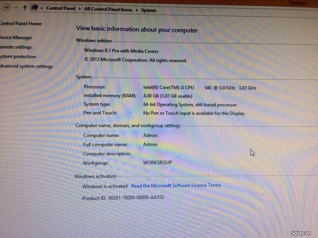 Cần bán Full set PC(core i3 540 3.07Ghz)+LCD LG 20 cày game như điên - 11