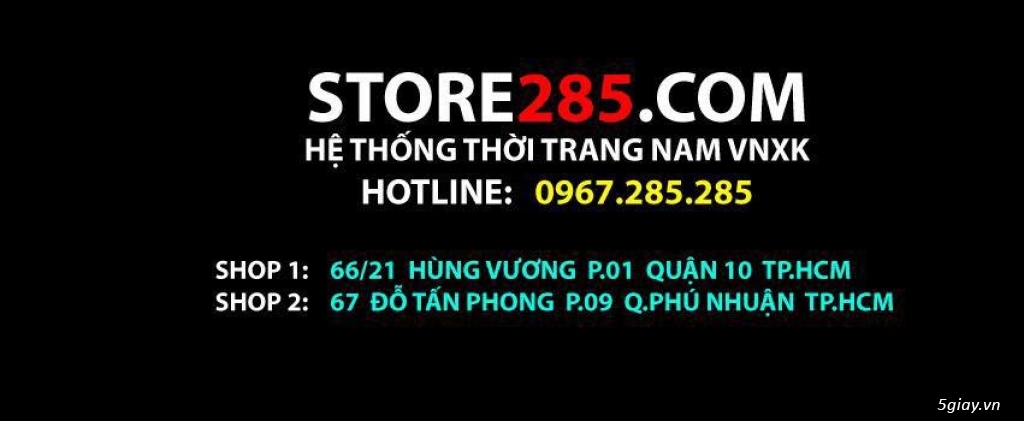 STORE285 THỜI TRANG NAM VNXK CHUẨN: Quần Jean, Kaki, Áo thun, Áo Sơmi