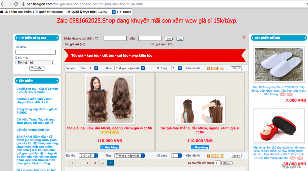 Chuyên sỉ Băng đô, kẹp tóc, cột tóc, bông tai, dây chuyền, nhẫn sỉ