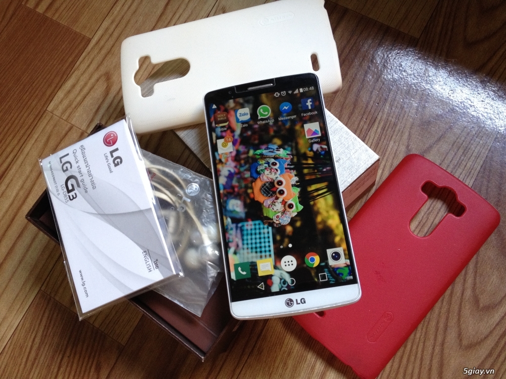 LG G3 trắng quốc tế D855 - 1