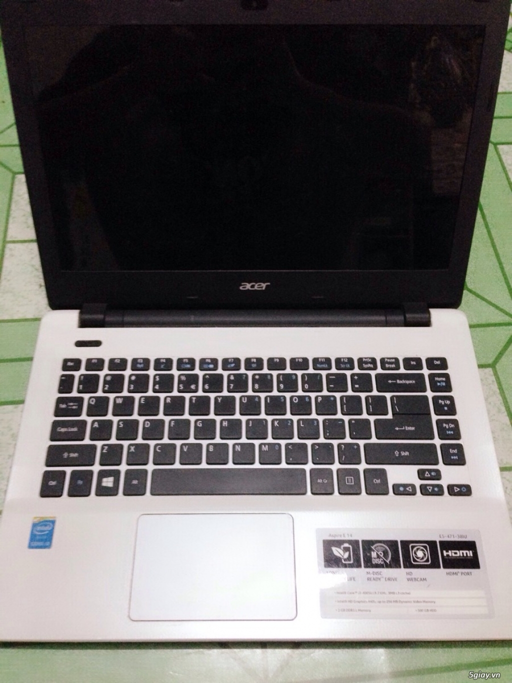 Laptop Acer Aspire E5 471-38JU mới 99% - 1