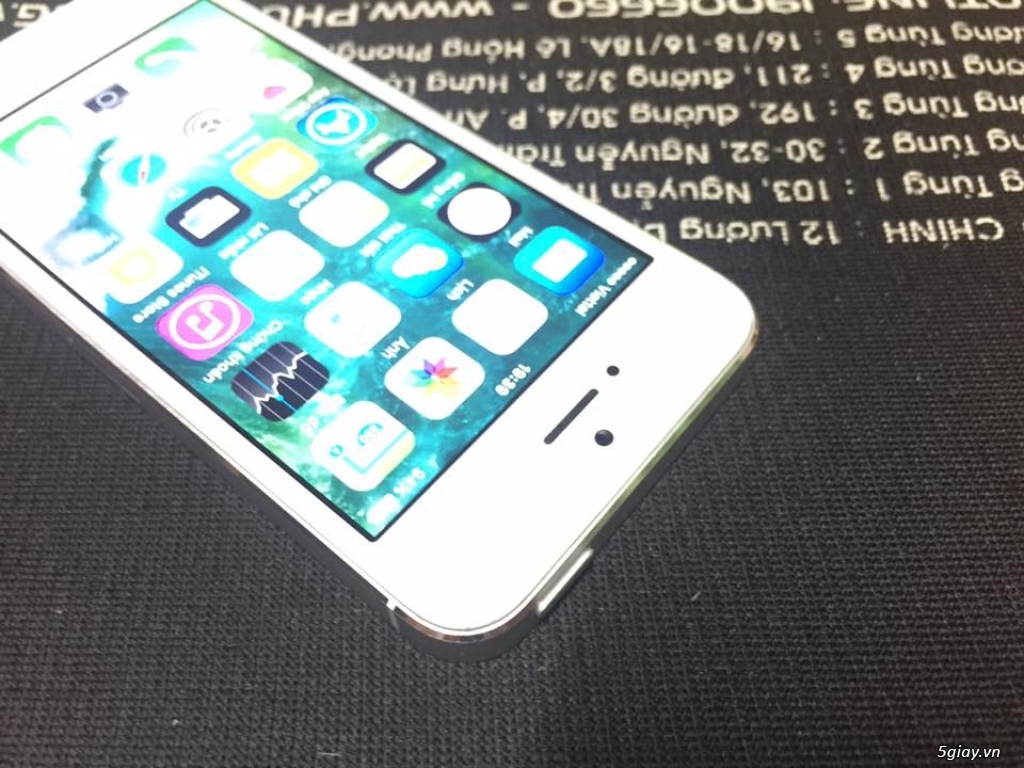 iphone 5 32gb trắng qtế zin đẹp 99% - 4